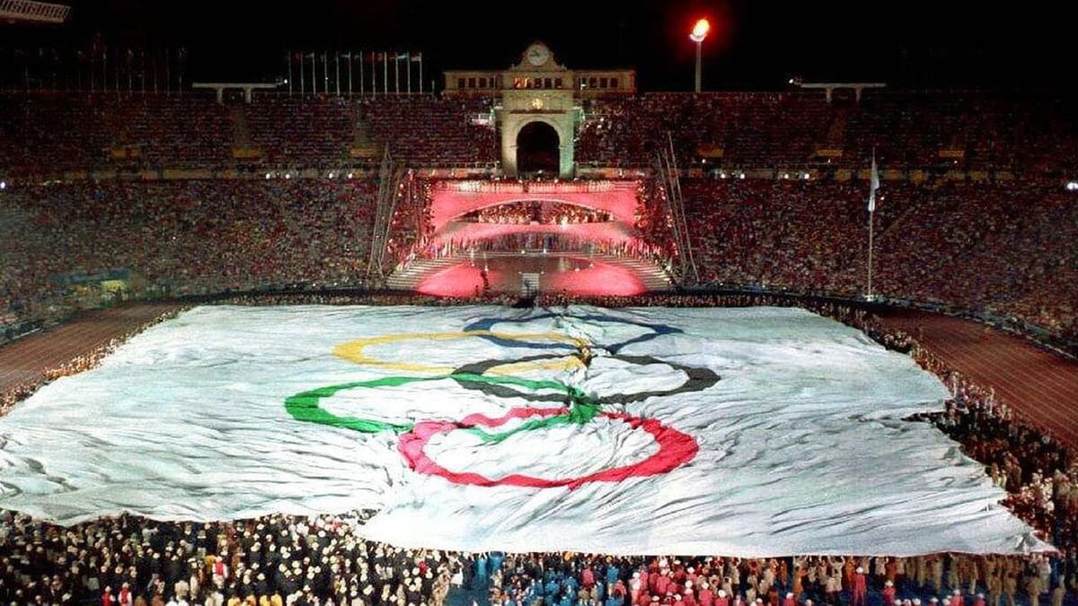 Ceremonia de inauguración juegos olímpicos Barcelona '92
