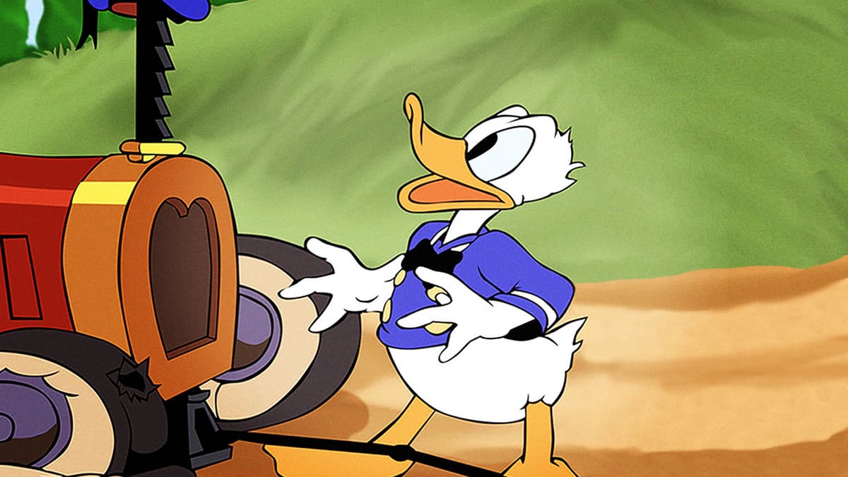 Kalle Anka får punktering