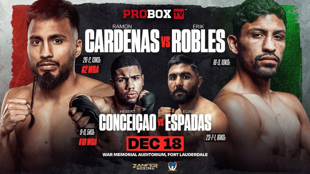 Ramon Cardenas vs. Erik Robles