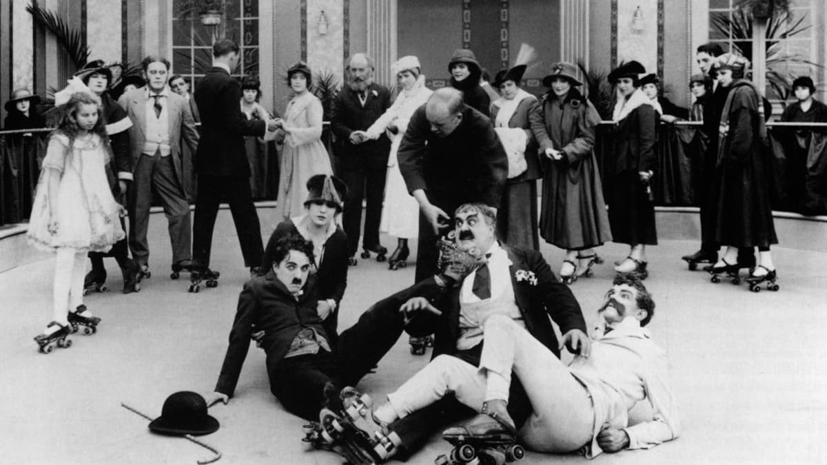 Chaplin på rullskridskor