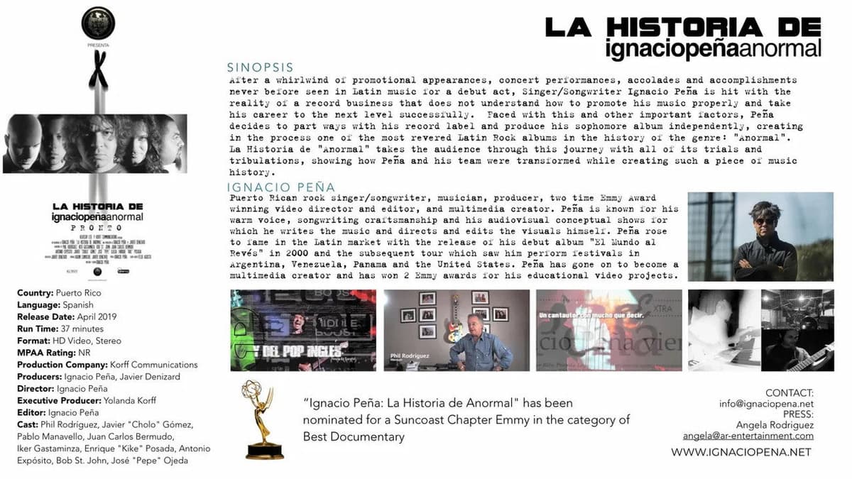 Ignacio Peña: La Historia de Anormal