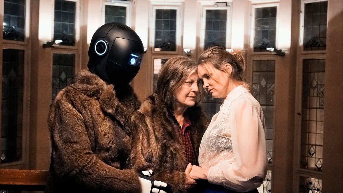 Frau Winkler verlässt das Haus