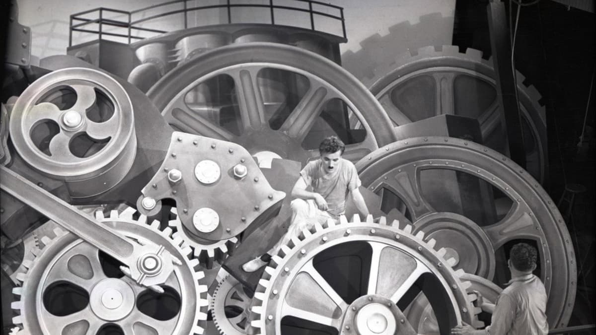 Chaplin et Les temps modernes, La voie du silence