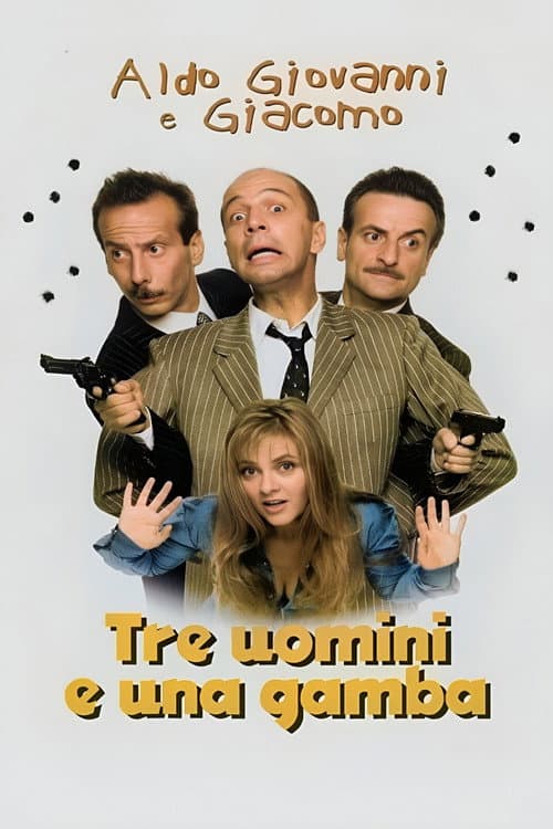 Tre män och ett träben