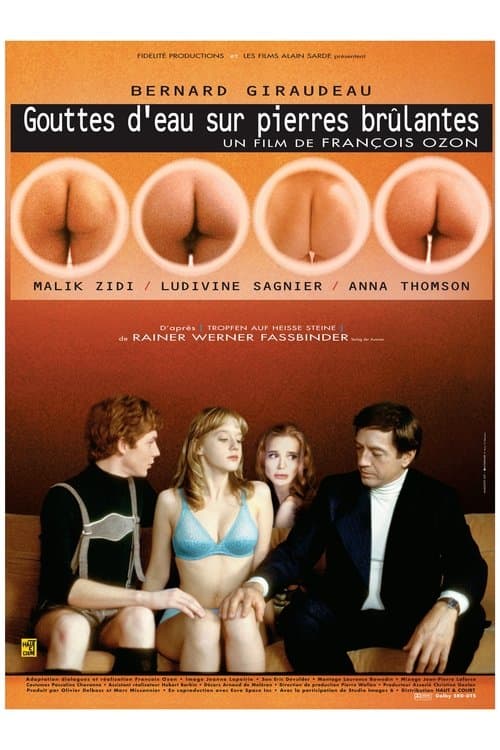 Vattendroppar på brännande stenar