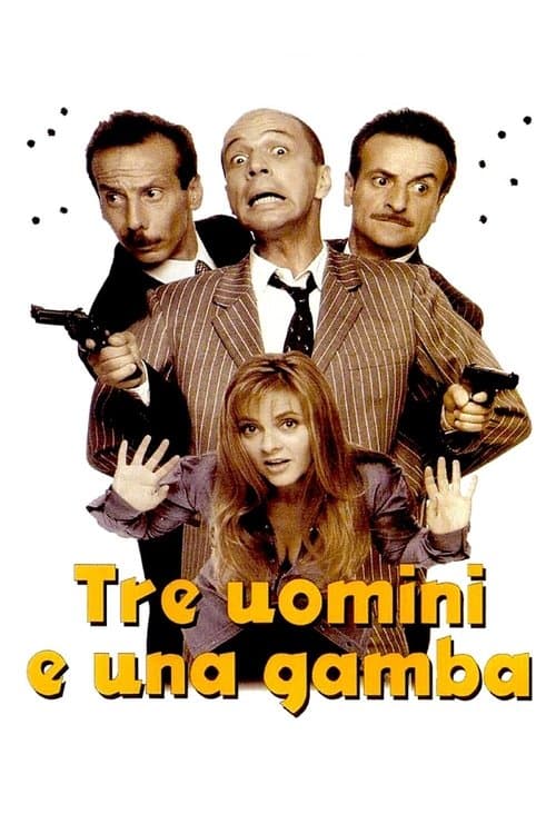 Tre män och ett träben