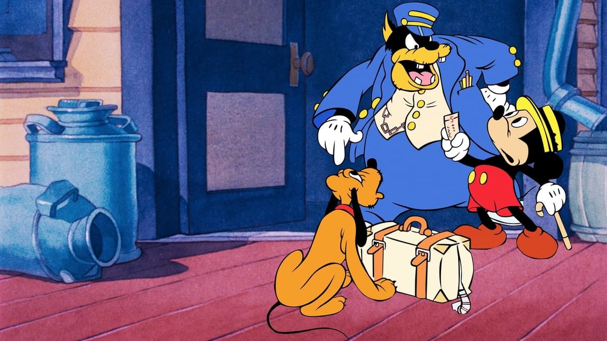 Pluto åker tåg