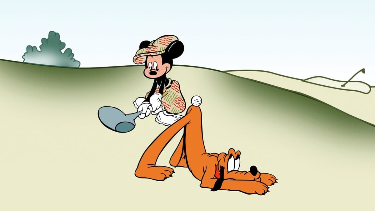 Musse Pigg spelar golf