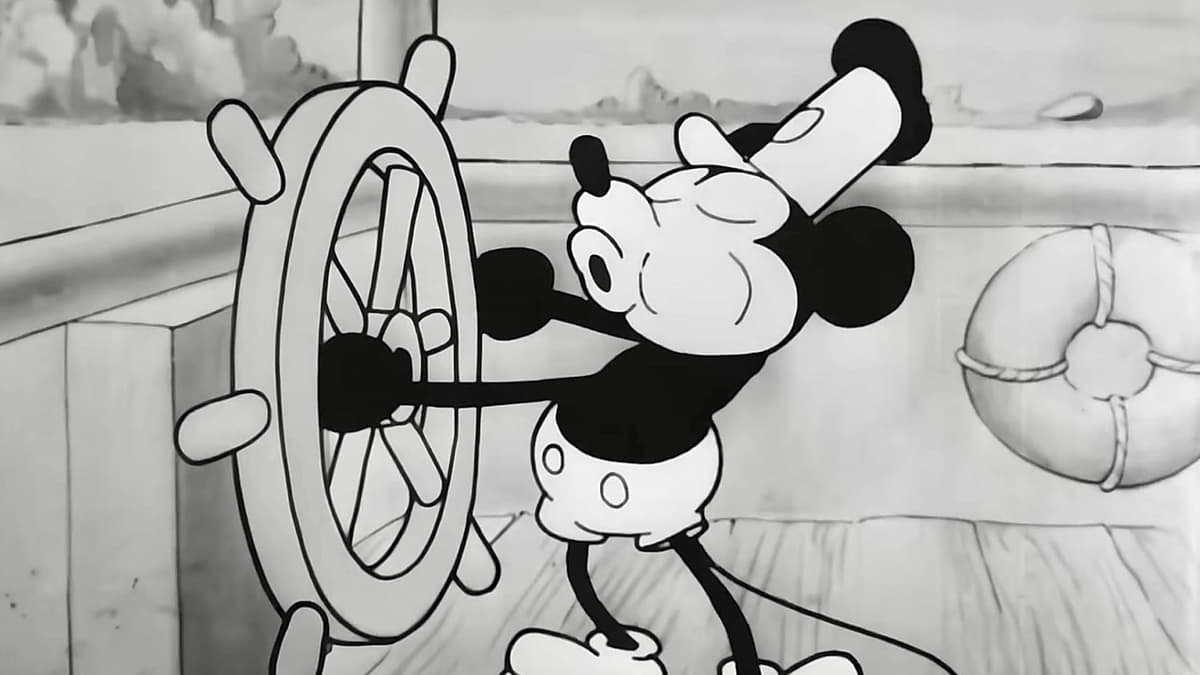 Musse Pigg som ångbåtskalle