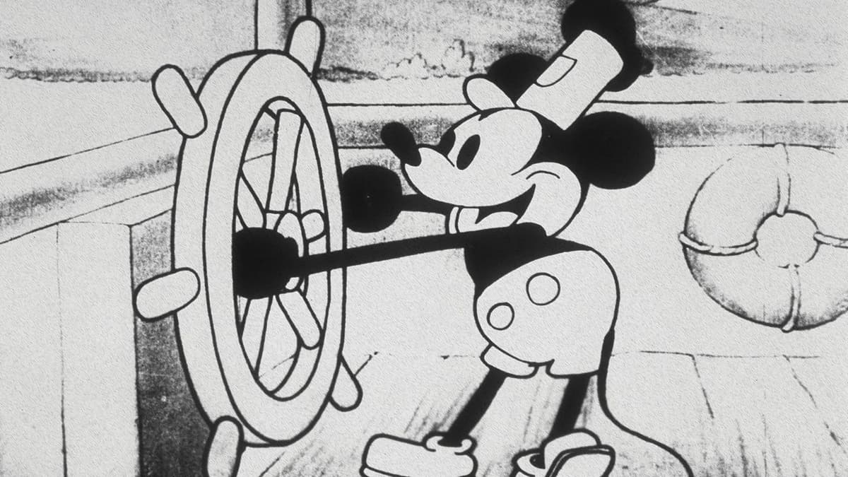 Musse Pigg som ångbåtskalle